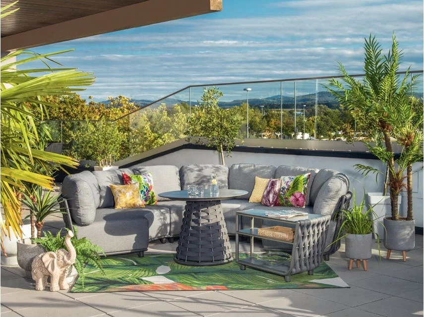 Angebote 😀 Jardini Beistelltisch Andalusia - 51/55/84 cm in grau ❤️ 4 Angebote 😀 Jardini Beistelltisch Andalusia - 51/55/84 cm in grau ❤️ – Bild 2