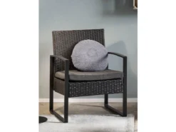 Bestes Angebot 😀 Coraggio Forma Balkonmöbel-Set Rattan 3-teilig in grau ⌛ -GARTENMÖBEL Verkäufe 10020001 06 milieu nebenbild