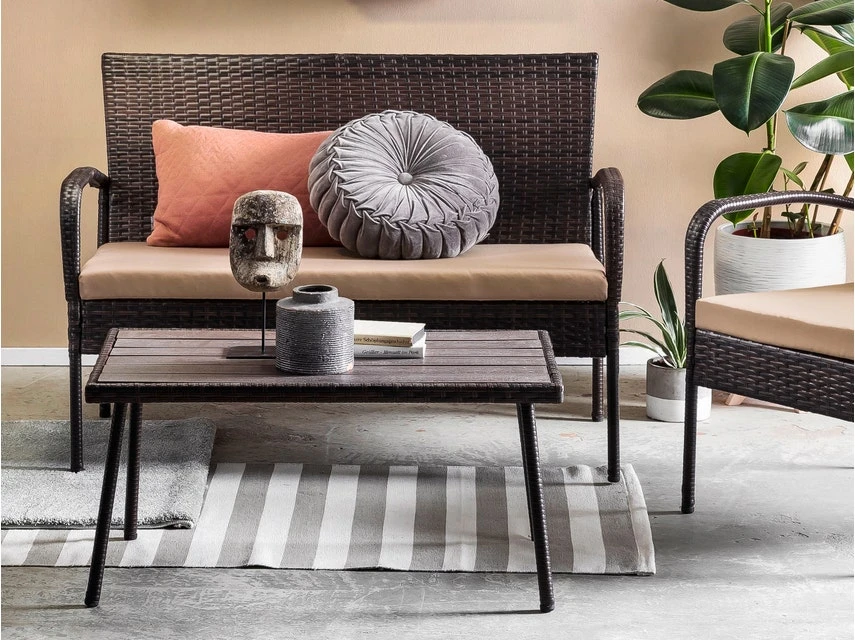 Coupon 👏 Coraggio Forma Loungegarnitur Rattan 3-teilig in grau 👍 8 Coupon 👏 Coraggio Forma Loungegarnitur Rattan 3-teilig in grau 👍 – Bild 6