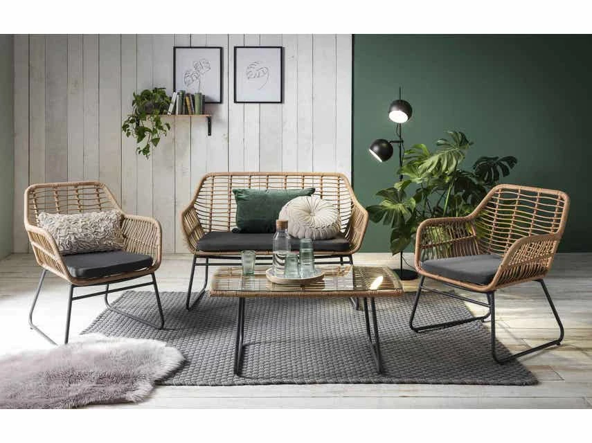 Großhandel 👏 Coraggio Forma Loungegarnitur Rattan 4-teilig in braun ✨ 6 Großhandel 👏 Coraggio Forma Loungegarnitur Rattan 4-teilig in braun ✨ – Bild 4