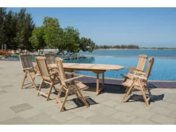 Bester Verkauf 🎁 Coraggio Forma Klappsessel Teak - 57/104/73 cm in braun ⌛ -GARTENMÖBEL Verkäufe 11020004 11 milieu