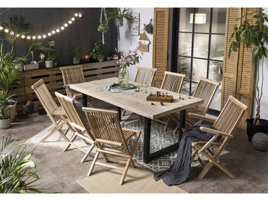 Billig 🔥 Coraggio Forma Klappsessel Teak 2er-Set - 55,5/89/51 cm in braun 🤩 6 Billig 🔥 Coraggio Forma Klappsessel Teak 2er-Set - 55,5/89/51 cm in braun 🤩 – Bild 4