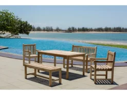 Beste Bewertungen von 👍 Coraggio Forma Gartenbank Teak - 150/45/42 cm in braun ✨ -GARTENMÖBEL Verkäufe 11020009 19 milieu