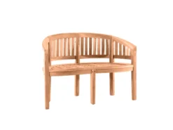 Rabatt 🌟 Coraggio Forma Gartenbank Teak - 120/85/53 cm in braun ✔️