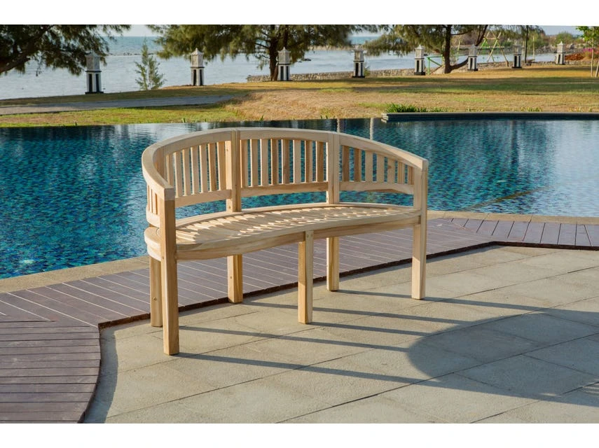 Schlussverkauf 🤩 Coraggio Forma Gartenbank Teak - 150/87/61 cm in braun 🤩 4 Schlussverkauf 🤩 Coraggio Forma Gartenbank Teak - 150/87/61 cm in braun 🤩 – Bild 2