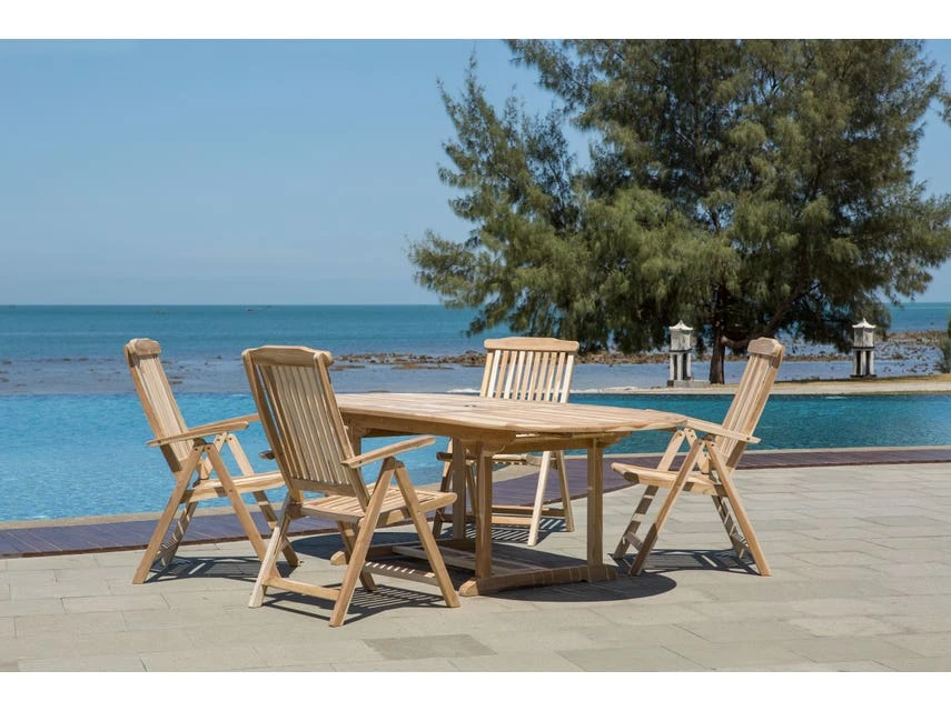 Besorgen 🔔 Coraggio Forma Gartentisch Teak - 100/75/180-240 cm in braun 🌟 5 Besorgen 🔔 Coraggio Forma Gartentisch Teak - 100/75/180-240 cm in braun 🌟 – Bild 3