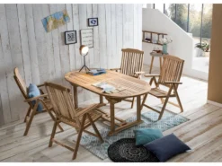 Rabatt ⌛ Coraggio Forma Gartenmöbel-Set Teak 5-teilig in braun 😀 -GARTENMÖBEL Verkäufe 11020022 01 milieu hauptbild