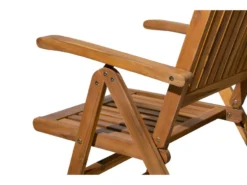 Coupon ⌛ Gartenstuhl 2er-Set Akazie - 56/108/64 cm in braun 😀 -GARTENMÖBEL Verkäufe 25017931 freisteller detail 05