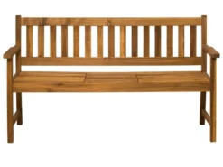 Auslauf 🔔 Gartenbank Akazie - 157/90/60 cm in braun ✨ -GARTENMÖBEL Verkäufe 25018129 freisteller frontal 06