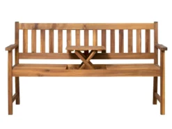 Auslauf 🔔 Gartenbank Akazie - 157/90/60 cm in braun ✨ -GARTENMÖBEL Verkäufe 25018129 freisteller funktion 01