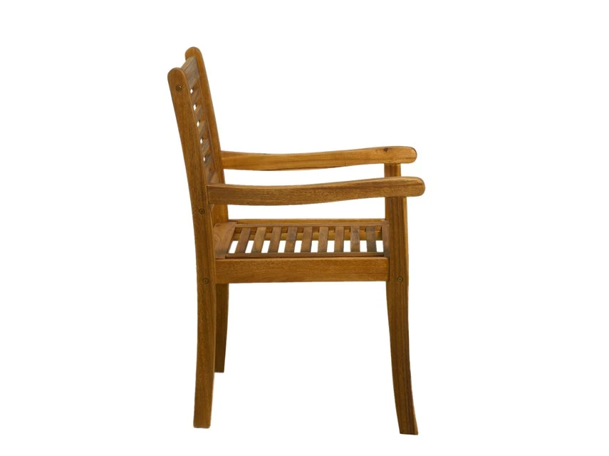 Budget ⭐ Gartenstuhl Akazie - 58/92/68 cm in braun ✔️ 5 Budget ⭐ Gartenstuhl Akazie - 58/92/68 cm in braun ✔️ – Bild 3