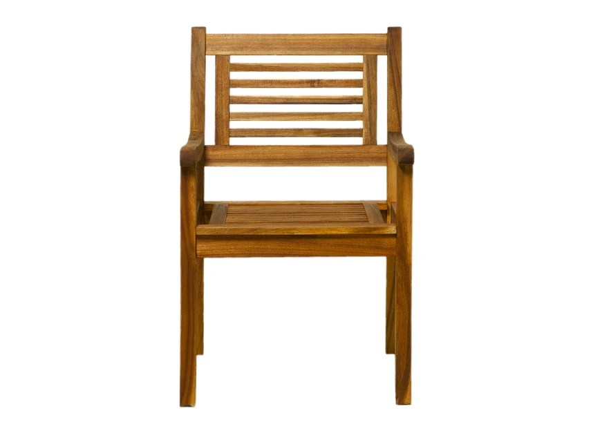 Budget ⭐ Gartenstuhl Akazie - 58/92/68 cm in braun ✔️ 4 Budget ⭐ Gartenstuhl Akazie - 58/92/68 cm in braun ✔️ – Bild 2