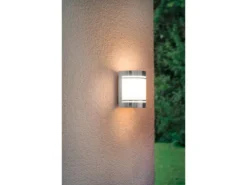 Besorgen 👍 Außenwandleuchte Cerno - 14/17/10 cm in silberfarben ✨ -GARTENMÖBEL Verkäufe 30191 ambient 0001