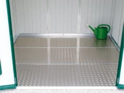 Blitzangebot 🔔 Bodenplatte zu Geräteschrank 150 - 69,5/141.5 cm in silberfarben 😀