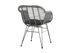 Großhandel 👏 Coraggio Forma Armlehnstuhl Rattanoptik 2er Set - 56/80/59 cm in grau 👍 -GARTENMÖBEL Verkäufe 391242 03 freisteller nebenbild