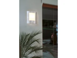 Schlussverkauf ⌛ Außenwandleuchte City - 24/26/10/ cm in silberfarben 👏 -GARTENMÖBEL Verkäufe 5371068 0412781 2 16914667