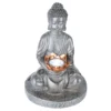 Billig 🌟 Solarleuchte Buddha - 30/20 cm in grau 😀 -GARTENMÖBEL Verkäufe 5372811 0413029 21529451