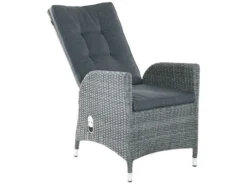 Budget 😍 Jardini Gartenstuhl Barcelona - 65/112/62 cm in grau 🔔 -GARTENMÖBEL Verkäufe 5515100 0437910 1 22118170