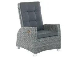 Angebote ⭐ Jardini Loungefauteuil Barcelona - 73/180/90 cm in grau 🎁
