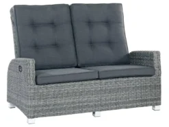 Brandneu ⭐ Jardini Loungesofa Barcelona 2-Sitzer - 145/108/90 cm in grau 🥰