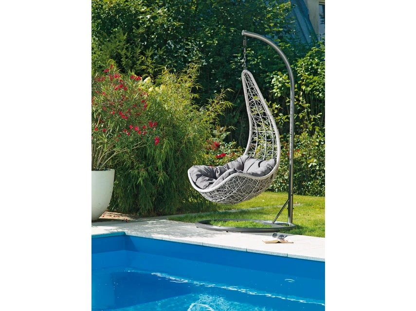 Aktion 🧨 Jardini Hängesessel Lennox - 191/100 cm in grau 😀 4 Aktion 🧨 Jardini Hängesessel Lennox - 191/100 cm in grau 😀 – Bild 2