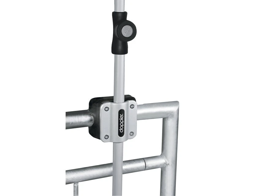 Bester Verkauf 🔔 Doppler Balkonklammer Fix Vario in silberfarben 🌟 4 Bester Verkauf 🔔 Doppler Balkonklammer Fix Vario in silberfarben 🌟 – Bild 2