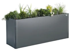 Aktion 🛒 Pflanzbeet Belvedere - 201/77/53 cm in dunkelgrau 🔔