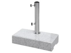 Am billigsten ⭐ Jardini Schirmständer Granit - 45/10/22 cm in hellgrau 🌟