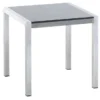Auslauf 😉 Jardini Loungetisch Antigua II - 45/45/45 cm in silberfarben 🛒 -GARTENMÖBEL Verkäufe 6360481 0540595 23755236