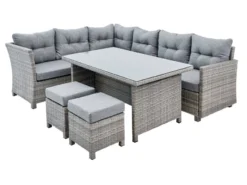 Schlussverkauf 🔔 Jardini Gartenmöbel-Set Amrum 5-teilig in grau ❤️ -GARTENMÖBEL Verkäufe 6360987 0540875 2 23717236