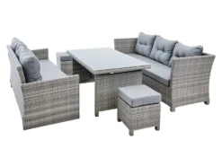 Schlussverkauf 🔔 Jardini Gartenmöbel-Set Amrum 5-teilig in grau ❤️ -GARTENMÖBEL Verkäufe 6360991 0540875 4 23717236