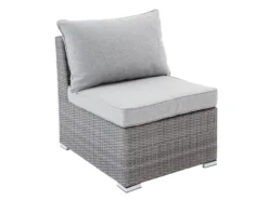 Brandneu 🌟 Jardini Loungesofa-Mittelteil Rügen - 66/45/84 cm in grau 🔔