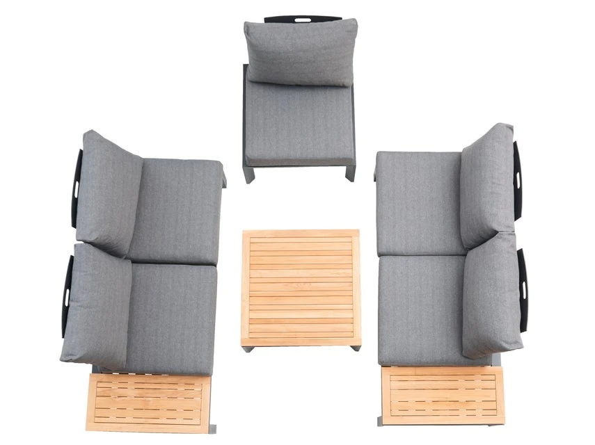 Bestpreis 💯 Jardini Loungegarnitur Brazil 4-teilig in grau 😉 9 Bestpreis 💯 Jardini Loungegarnitur Brazil 4-teilig in grau 😉 – Bild 7