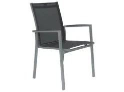 Bestpreis 😍 Stapelstuhl New Levanto - 57,5./92/60 cm in silberfarben ⌛