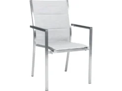 Am billigsten 😉 Stapelstuhl Cardiff - 57/92/61 cm in silberfarben 🔥