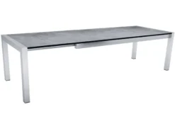 Top 10 ✔️ Ausziehtisch Cardiff - 214/75/100 cm in silberfarben 🔥