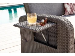 Rabatt 🧨 Jardini Loungesofa Linosa 2-Sitzer - 117/103/78 cm in grau 💯 -GARTENMÖBEL Verkäufe 6361460 0541156 8 23762463