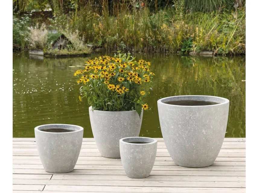 Brandneu 😍 Jardini Blumentopf Crack Cim - 24/25 cm in grau 👏 4 Brandneu 😍 Jardini Blumentopf Crack Cim - 24/25 cm in grau 👏 – Bild 2