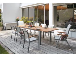 Aktion 😍 Jardini Stapelstuhl Sylt - 58/88/59 cm in hellgrau 🛒 -GARTENMÖBEL Verkäufe 6363429 0542133 2 23765780