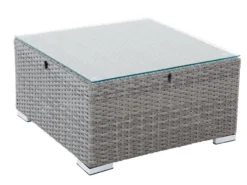 Blitzangebot ⭐ Jardini Loungetisch/Hocker Rügen - 66/44/66 cm in grau ⭐