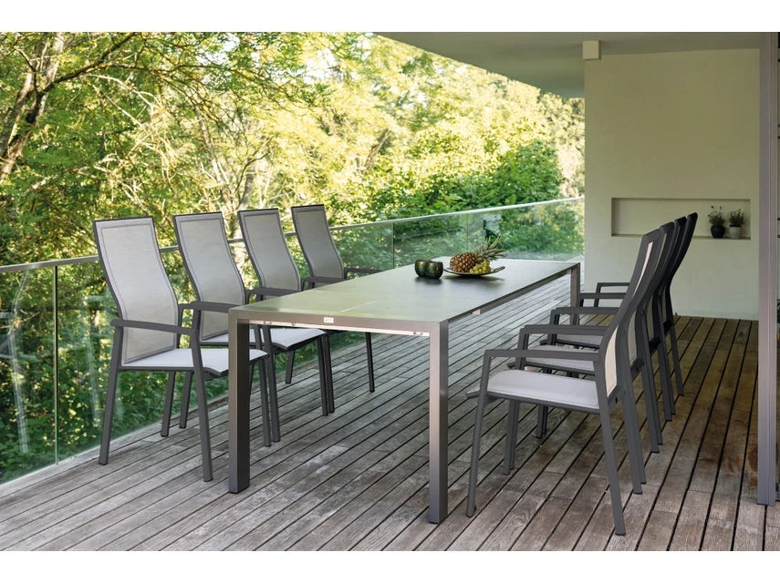 Aktion ⭐ Stapelstuhl Kari - 58/109/70 cm in silberfarben 🌟 4 Aktion ⭐ Stapelstuhl Kari - 58/109/70 cm in silberfarben 🌟 – Bild 2