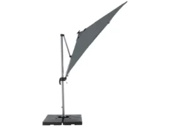 Aktion 🎁 Jardini Sonnenschirm Sunlight - 250/260/250 cm in dunkelgrau ⌛ -GARTENMÖBEL Verkäufe 6371816 0545131 2 23895800