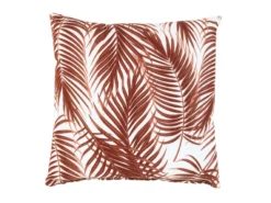 Brandneu ⌛ Zierkissen Jardini Go Palme - 38x38 cm in rot 🔔
