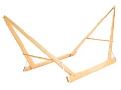Aktion ✔️ Gestell für Doppelhängematte Terra - 360/128/115 cm in braun 🛒
