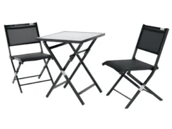 Auslauf 😀 Doppler Balkonmöbel-Set Expert 3-teilig in grau 👍 -GARTENMÖBEL Verkäufe 6508637 0565794 2 24286719