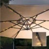 Budget 🧨 Solar-Lichterkette für Sonnenschirme in schwarz 🎁 -GARTENMÖBEL Verkäufe 6517744 0567891 24311235