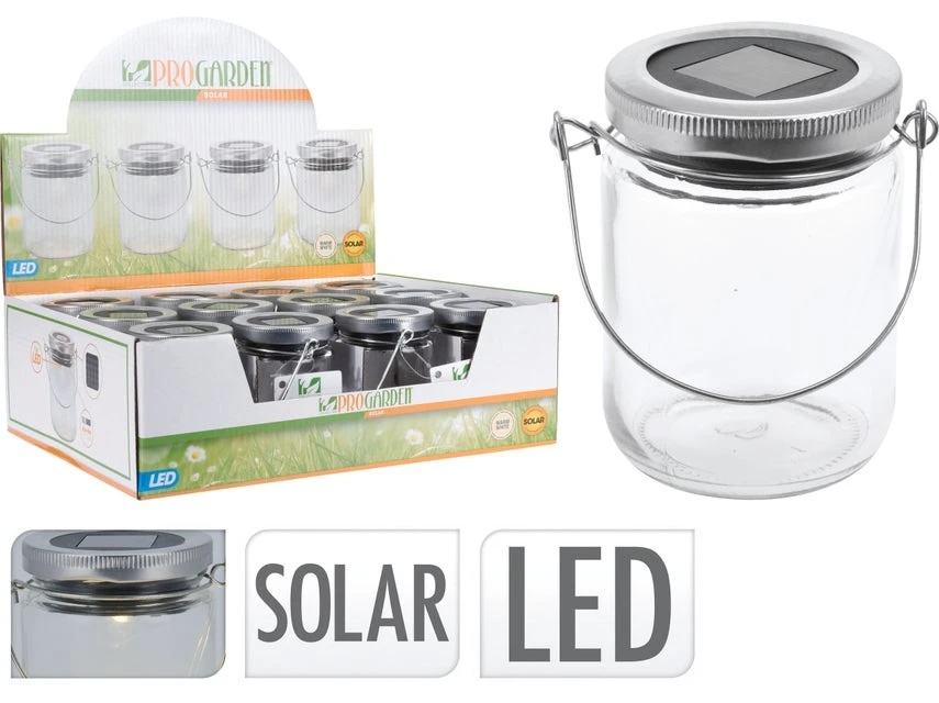 Großhandel 😍 Solarglas - 9/6,8 cm in transparent ❤️ 3 Großhandel 😍 Solarglas - 9/6,8 cm in transparent ❤️