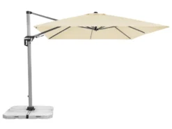 Billig 😀 Doppler Sonnenschirm Active II - 350/261/260 cm in beige 👏