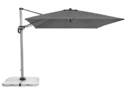 Am billigsten ⭐ Doppler Sonnenschirm Active II - 350/261/260 cm in dunkelgrau ❤️