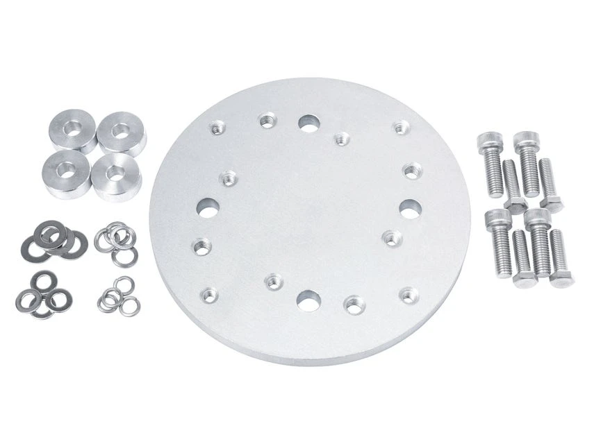 Besorgen 👍 Doppler Adapter 10,5/12/13,5/16 cm zu Granitplatte 140 kg in silberfarben 💯 3 Besorgen 👍 Doppler Adapter 10,5/12/13,5/16 cm zu Granitplatte 140 kg in silberfarben 💯